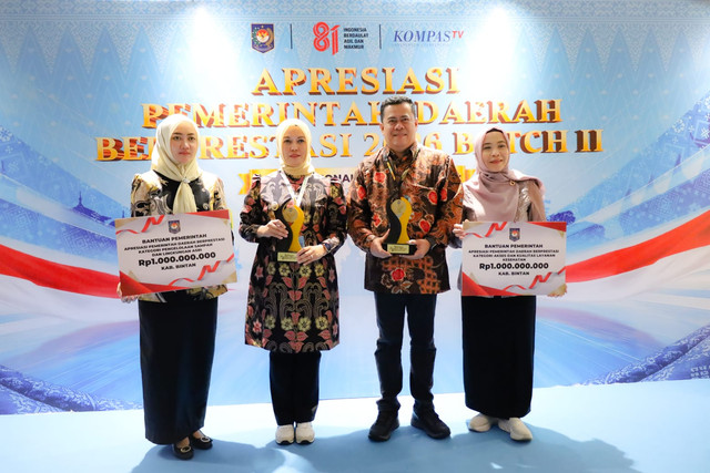 Ajang Pemerintah Daerah Berprestasi dari Kemendagri RI, Bintan Raih 2 Penghargaan Sekaligus IMG-20260813-WA0023