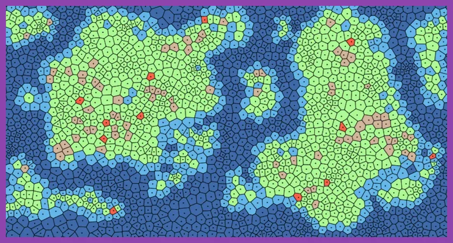 Civilization 7 detailed world map with units and cities