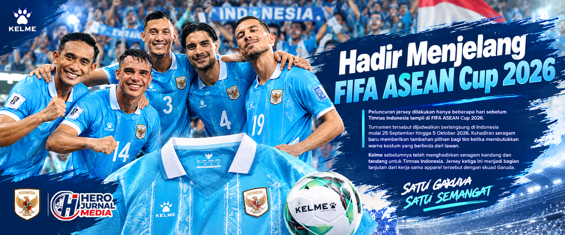 0 A Kelme Indonesia Jersey Launch Poster