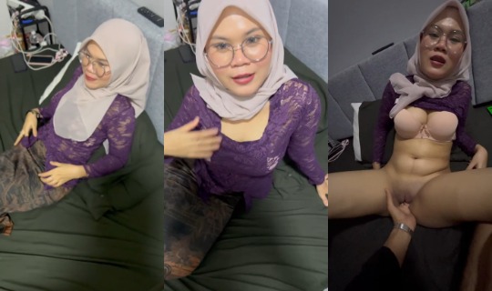 malam tahun baru bersama kebaya ungu