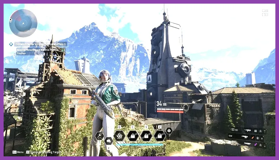 Stunning open world sci-fi environment in The First Descendant