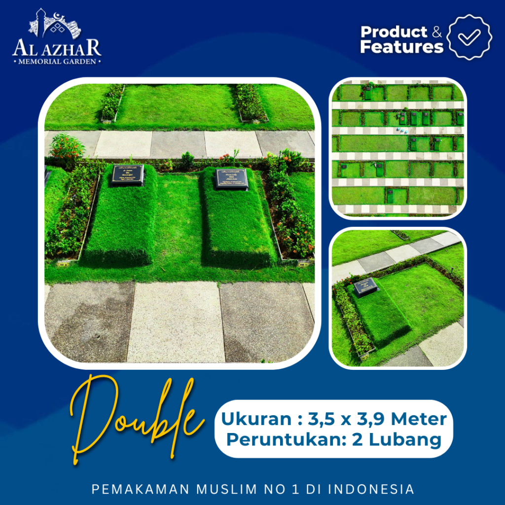 Kavling makam Double Al Azhar Memorial Garden