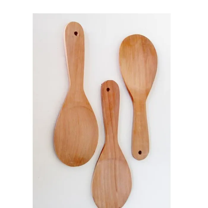 Sendok Nasi / Centong Pendek / Eros Kayu / Centong Nasi Liwet -  1 PCS - Gambar 4
