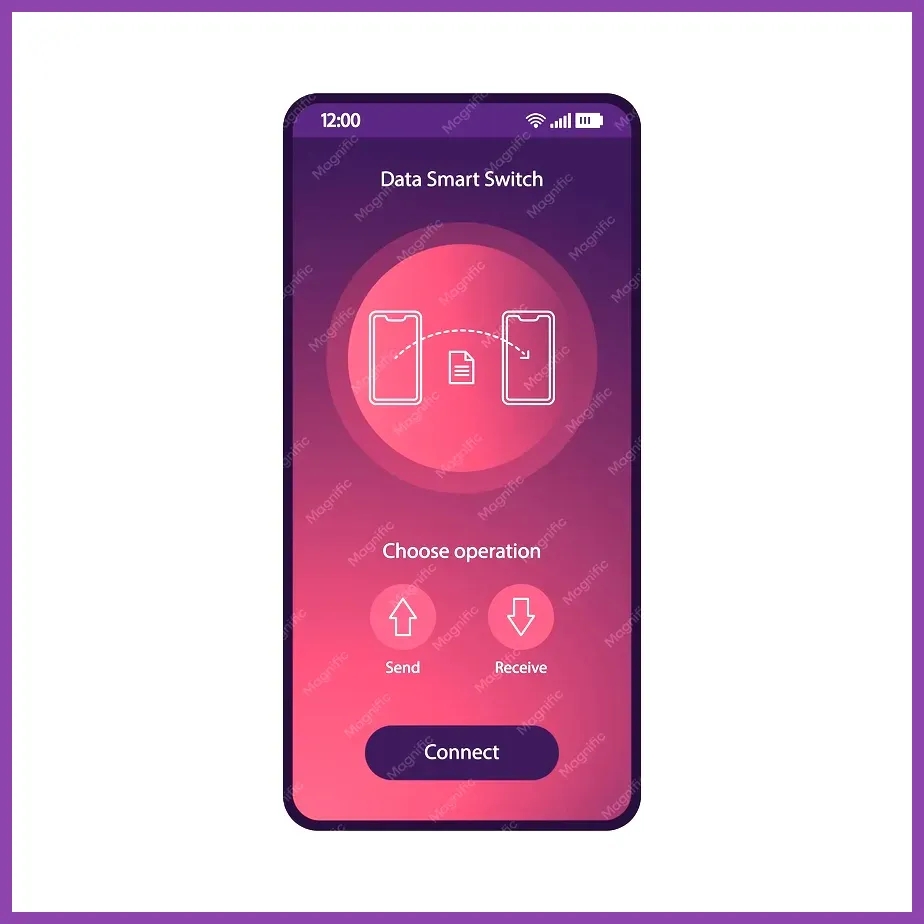 Mobile app switcher interface used for fast account clearing