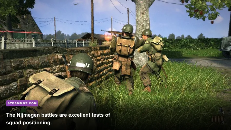 Nijmegen bridge combat sequence in Brothers in Arms Hell's Highway