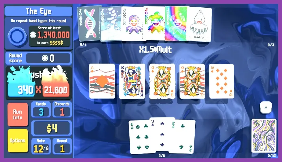 Balatro Joker cards providing game-breaking multipliers