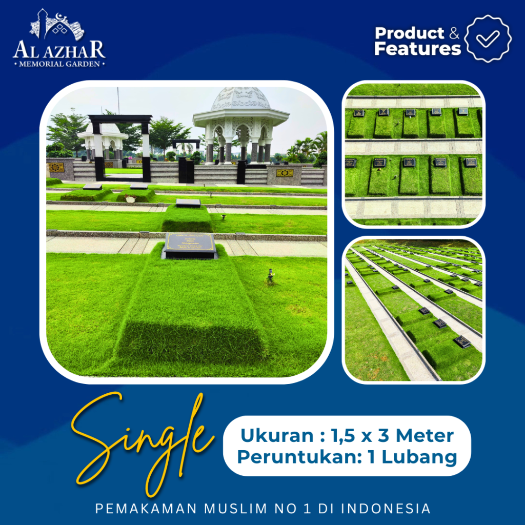 Kavling makam Single Al Azhar Memorial Garden