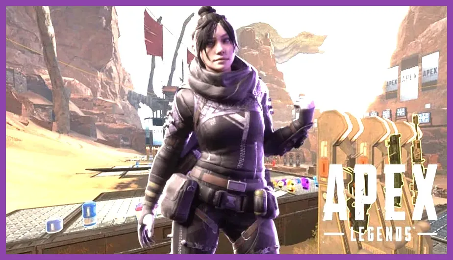 Apex Legends firing range map with characters