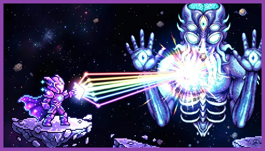 Terraria mage class casting spell