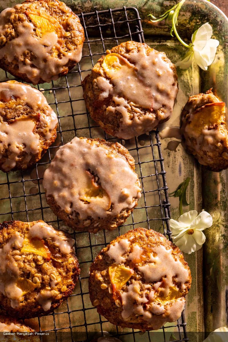 Kue Oatmeal Mentega Coklat Peach Es: Kue Lezat untuk Musim Panas
