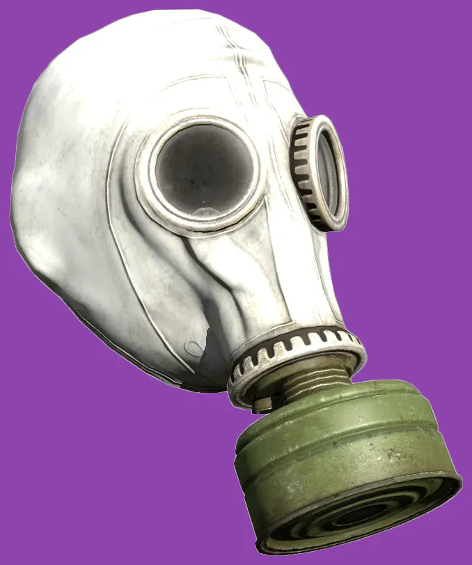 DayZ survivor wearing NBC gear inside a toxic zone