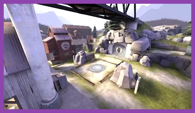 Team Fortress 2 Viaduct hidden cave