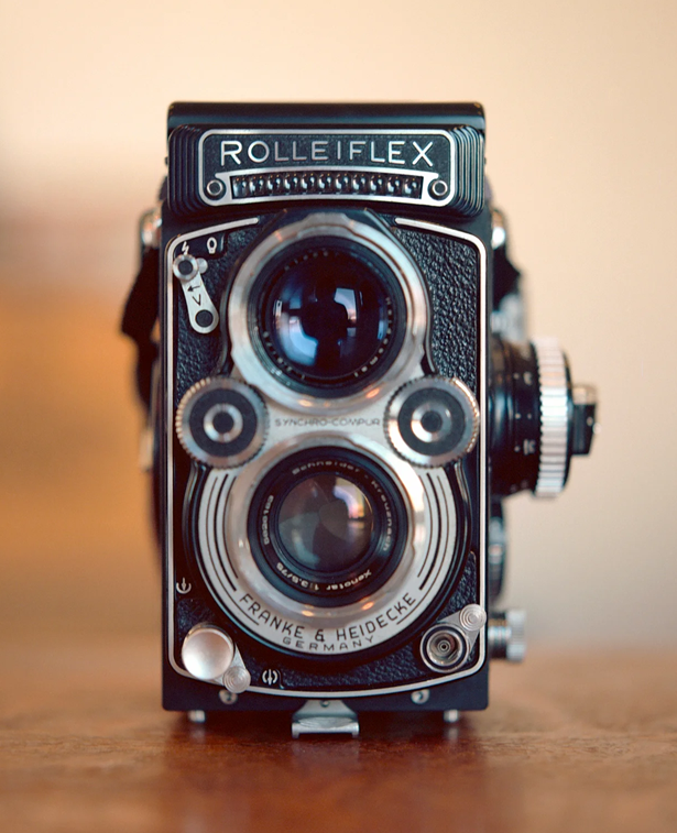 Rolleiflex twin-lens reflex camera