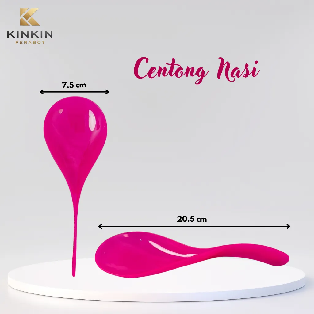 Centong Nasi Plastiik Warna Pelangi - Gambar 2