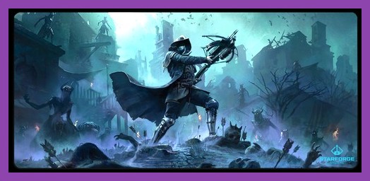 Concept art showing the desolate landscape of Wraeclast in Path of Exile 2