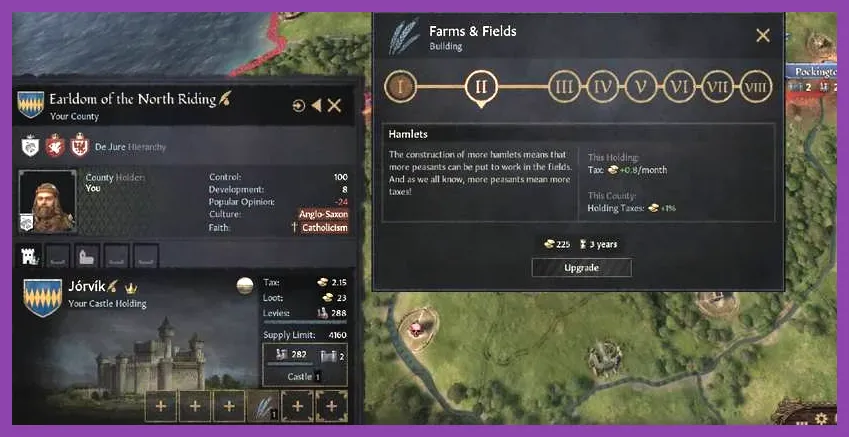 Crusader Kings 3 holding upgrades economic buildings