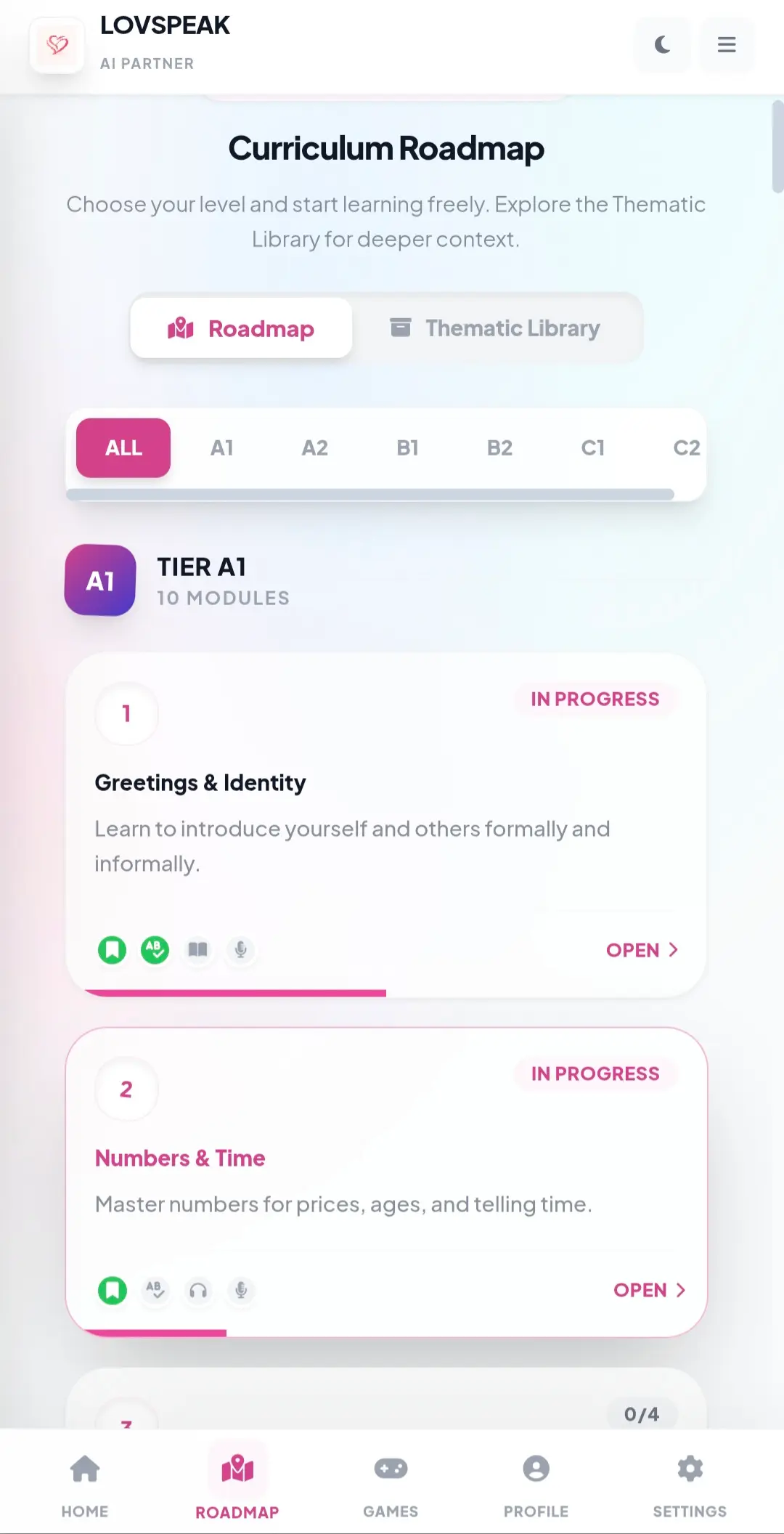 LovSpeak Feature 3