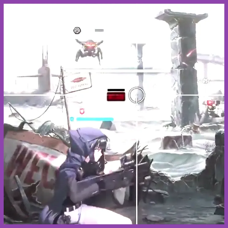 Nikke combat interface showing burst skill timing