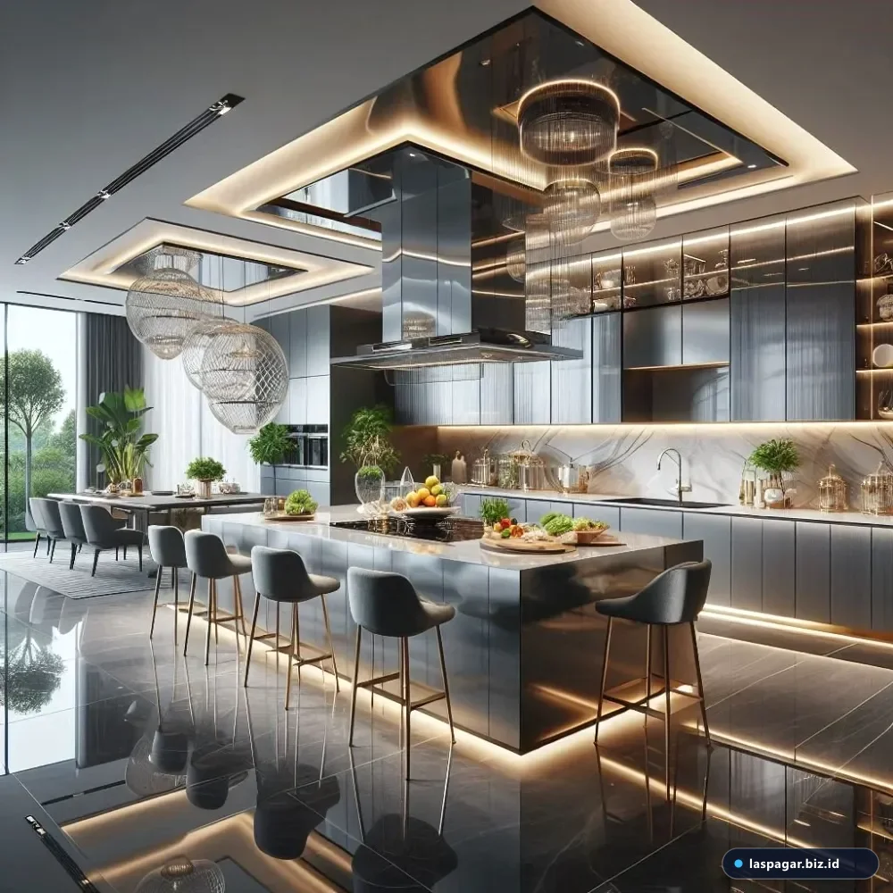 Panduan memilih kitchen set aluminium modern tahan rayap dan tahan air