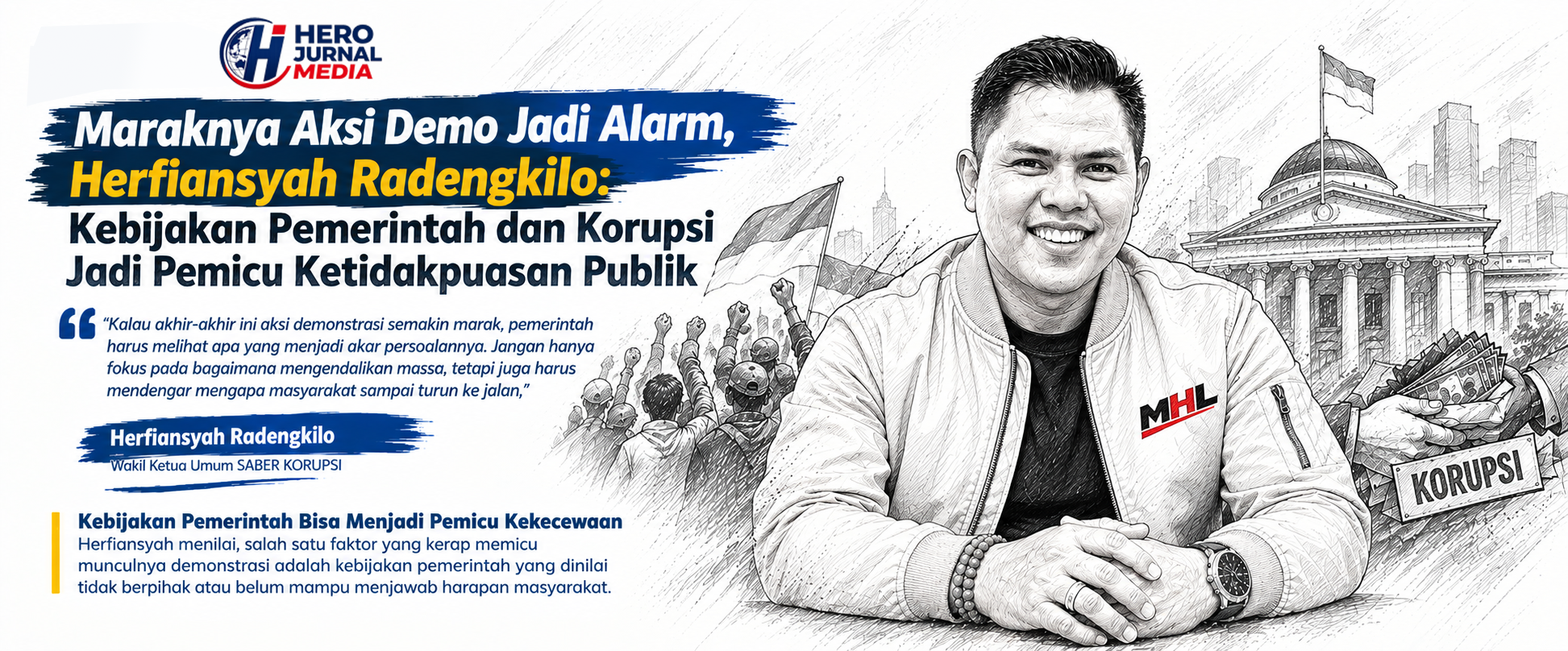 Maraknya Aksi demo di Indonesia herfi 1