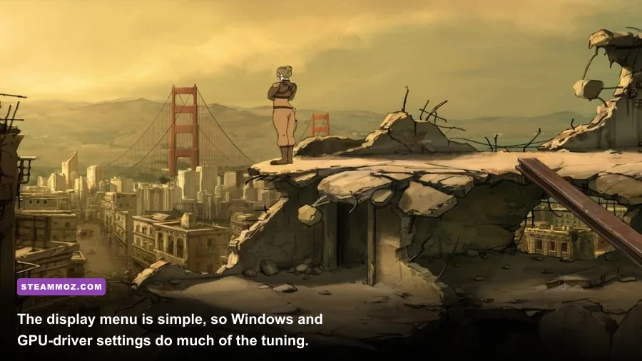 A New Beginning Final Cut PC display settings and resolution options