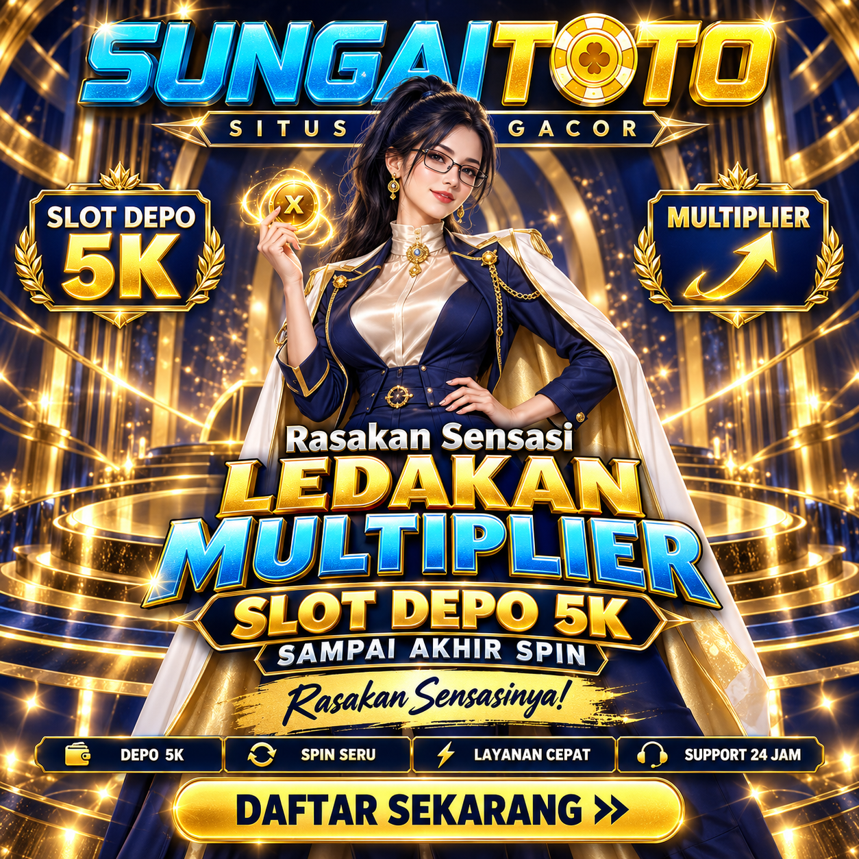 SUNGAITOTO : Situs Slot Gacor Rasakan Sensasi Ledakan Multiplier Slot Depo 5K Sampai Akhir Spin