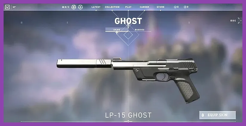 Valorant pistol round purchase menu layout