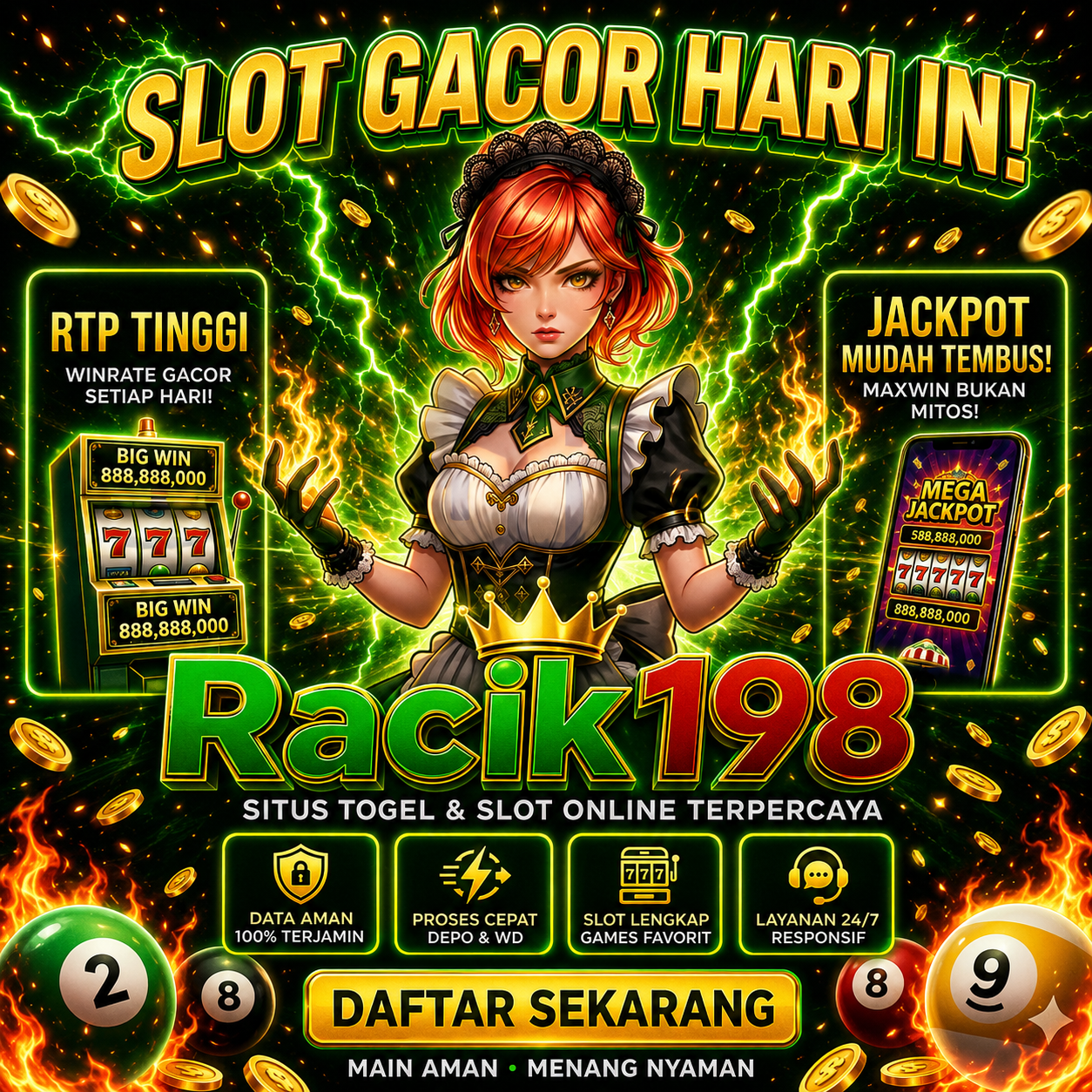 RACIK198: SLOT QRIS DEPO 10K DENGAN TRANSAKSI PRAKTIS