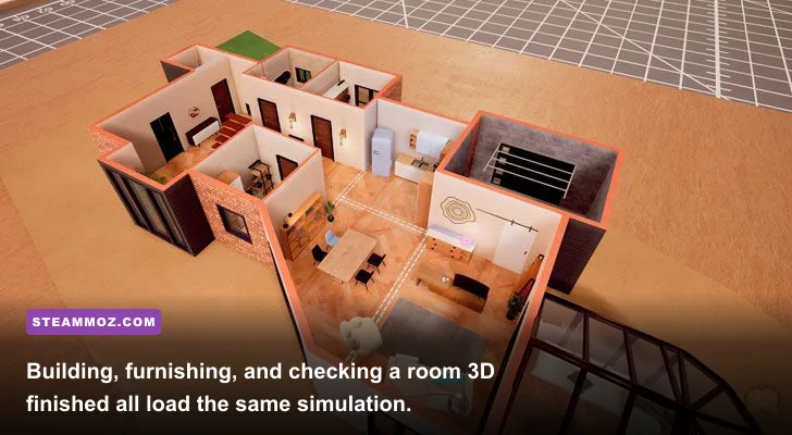 Architect Life house construction and interior design gameplay screenshot