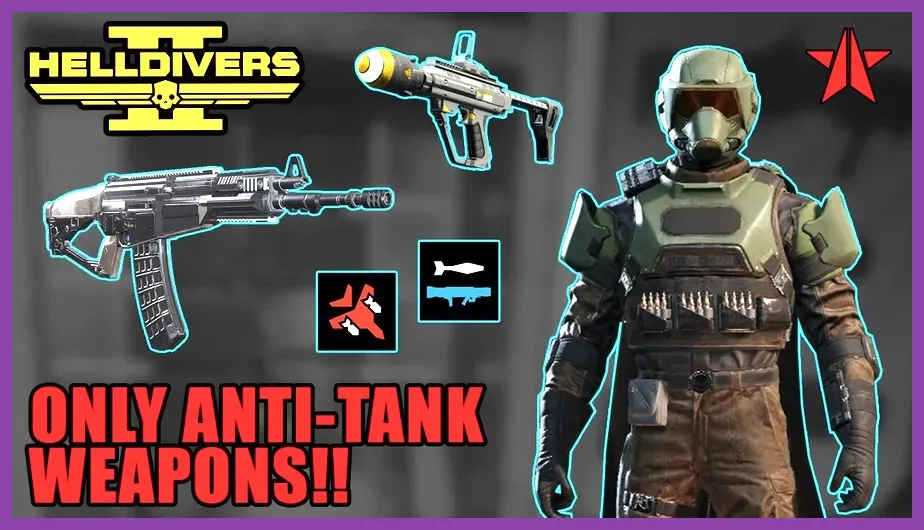 Helldivers 2 role loadout chart detailing primary weapons, secondary weapons and stratagem slots for each position