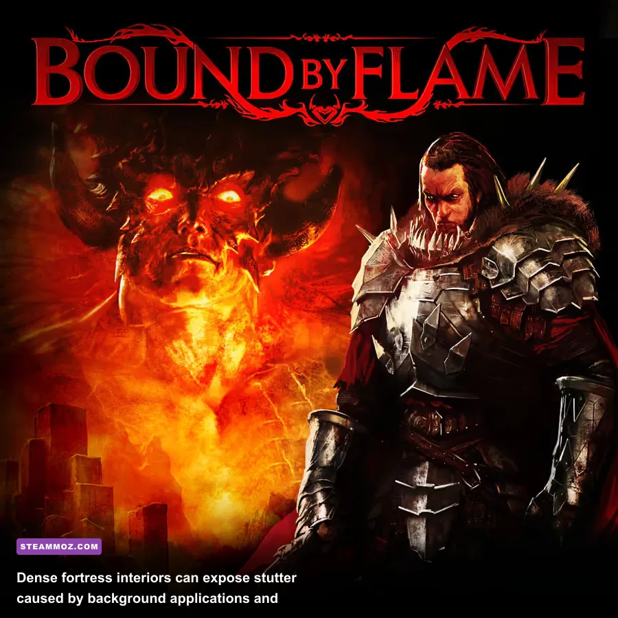 Bound by Flame protagonist exploring Fort Harrow