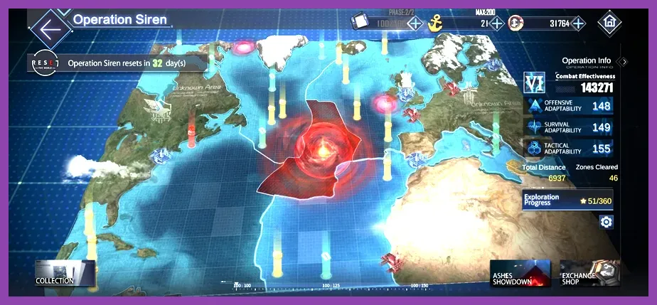 Azur Lane Operation Siren endgame mode