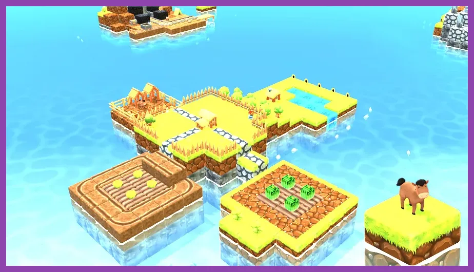 Roblox Islands farming, crop fields, and automation machines