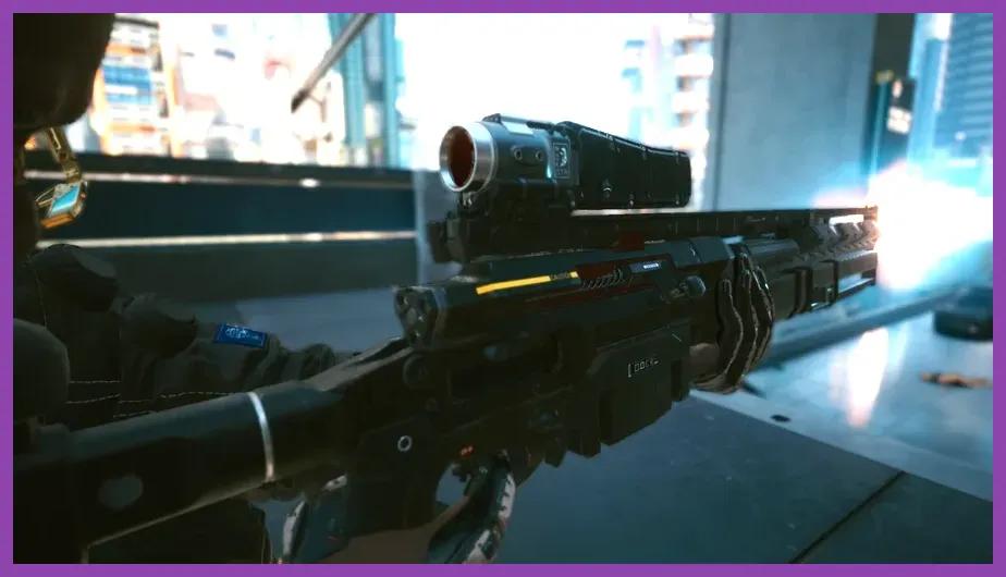 Yukimura sniper rifle in Cyberpunk 2077 Phantom Liberty