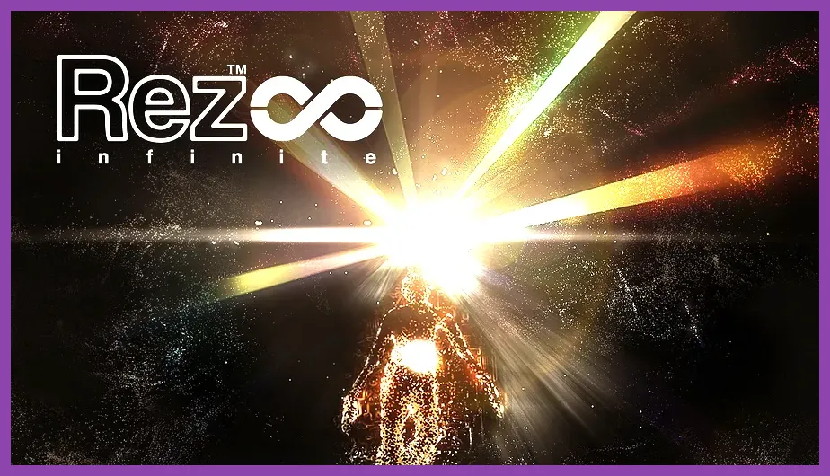 Rez Infinite PC graphics settings and VR options menu