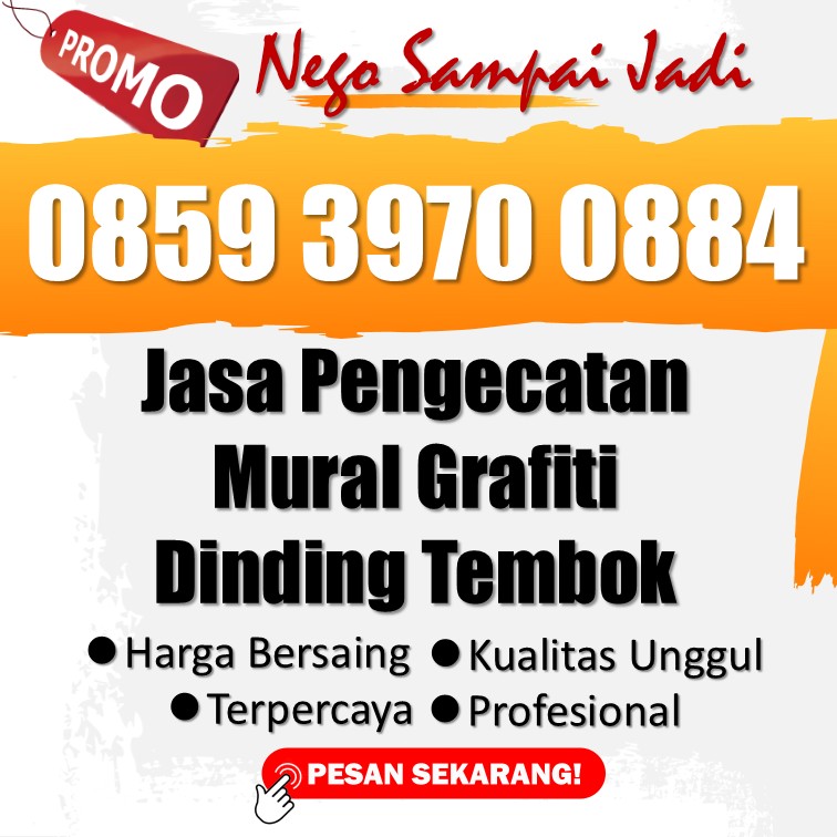 ☎️ WA 0859 3970 0884 - Biaya Membuat Grafiti Cat Tembok Hitam Putih Simple Tawangmangu Karanganyar