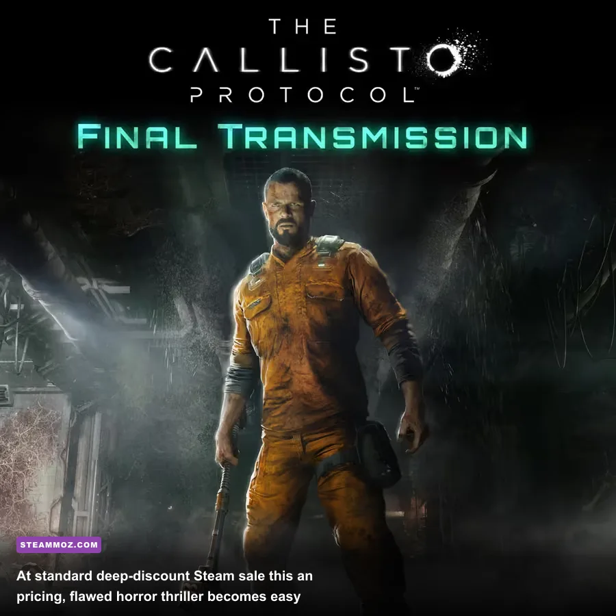 Dramatic survival horror atmosphere showing mutated monsters in The Callisto Protocol