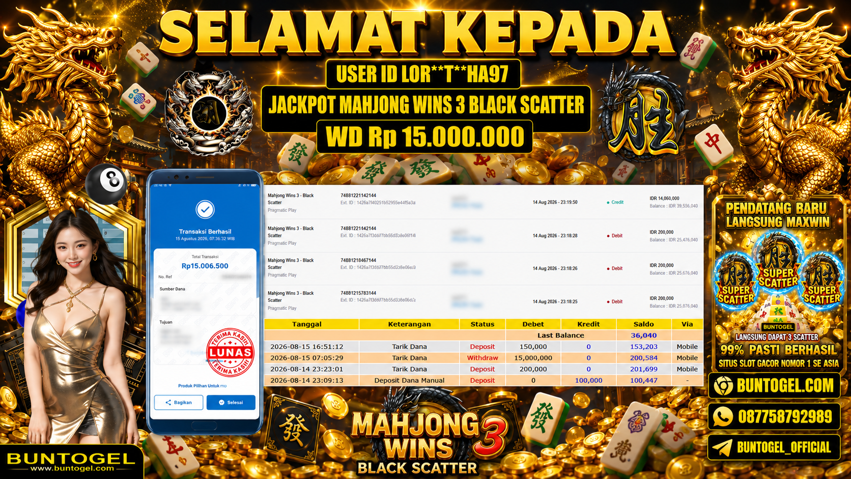 BUKTI BAYAR BUNTOGEL