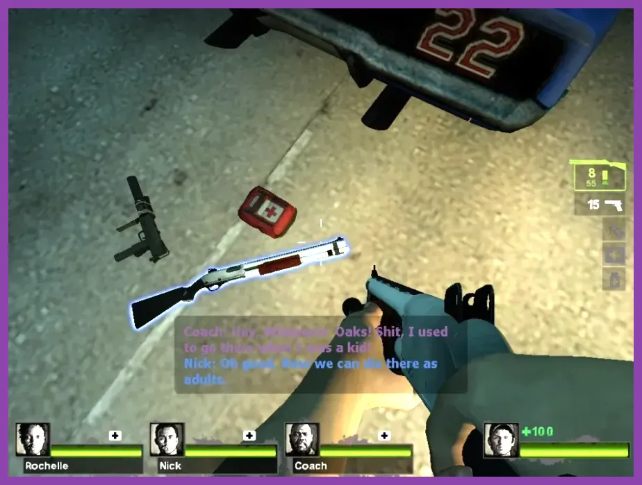 Left 4 Dead 2 tier 1 firearms