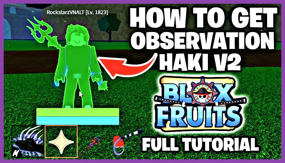 Observation Haki ability icon in Blox Fruits with activation effect
