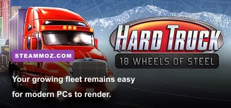 Truck fleet and garage in 18 Wheels of Steel American Long Haul