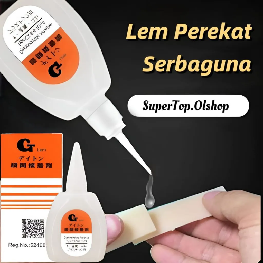 KOREA KUALITAS SUPER / LEM G KOREA KUALITAS SUPER / PEREKAT SUPER GLUE CAIR MURAH / LEM KOREA •supertop•