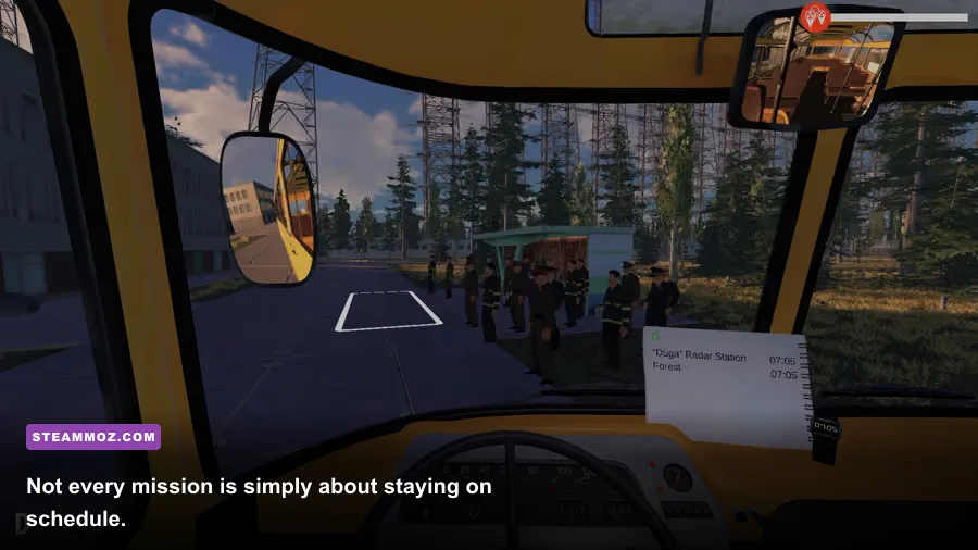 Bus World disaster mission involving a bus and stranded passengers