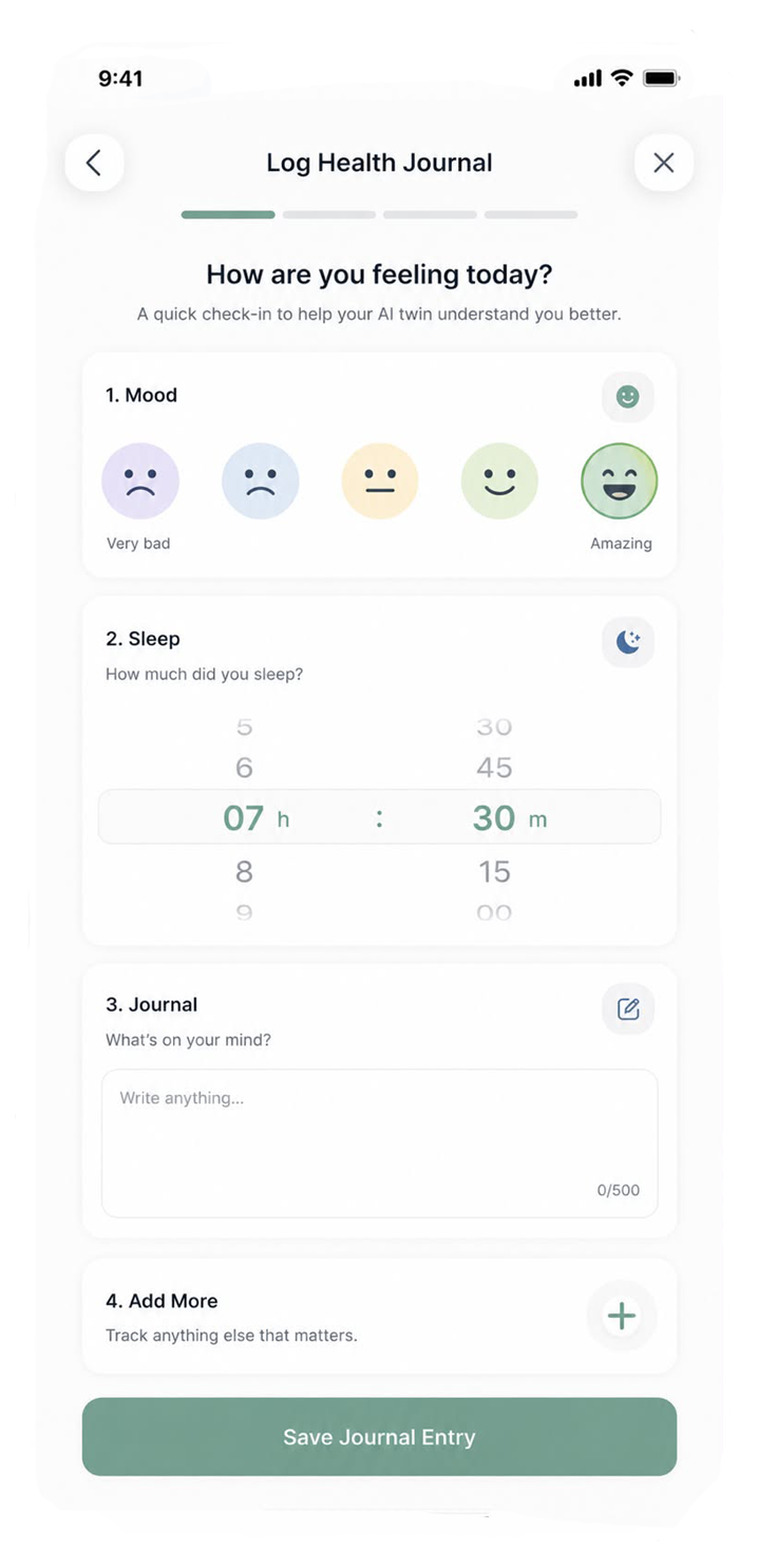 Evrwell app screen 3