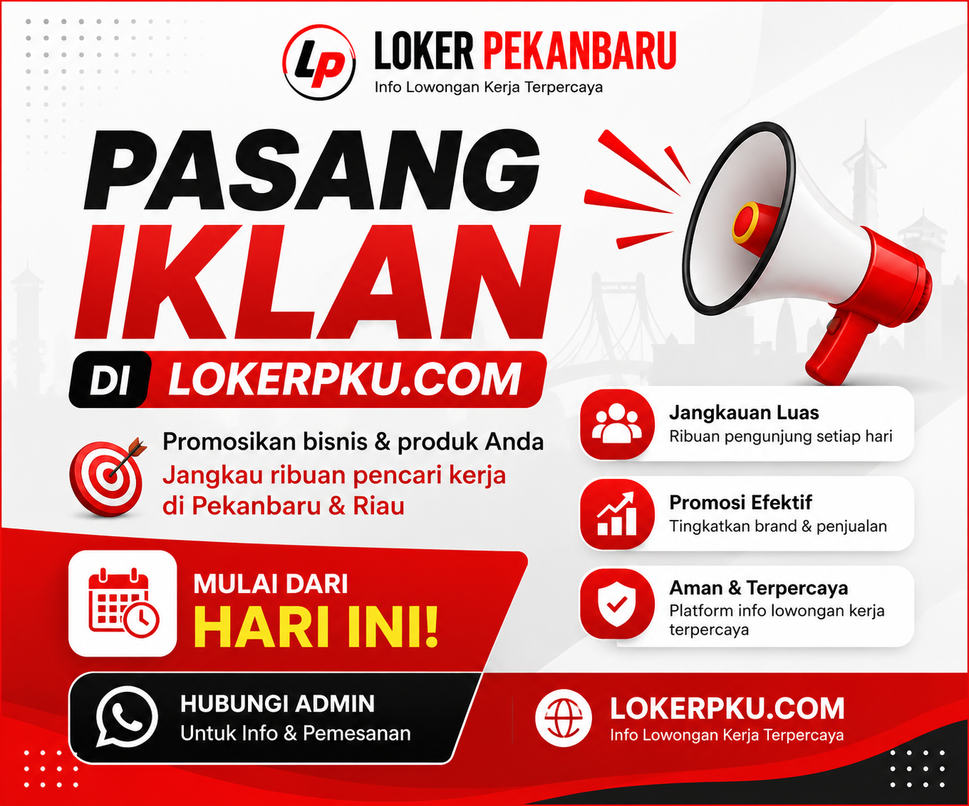 Pasang Iklan di LokerPku.com