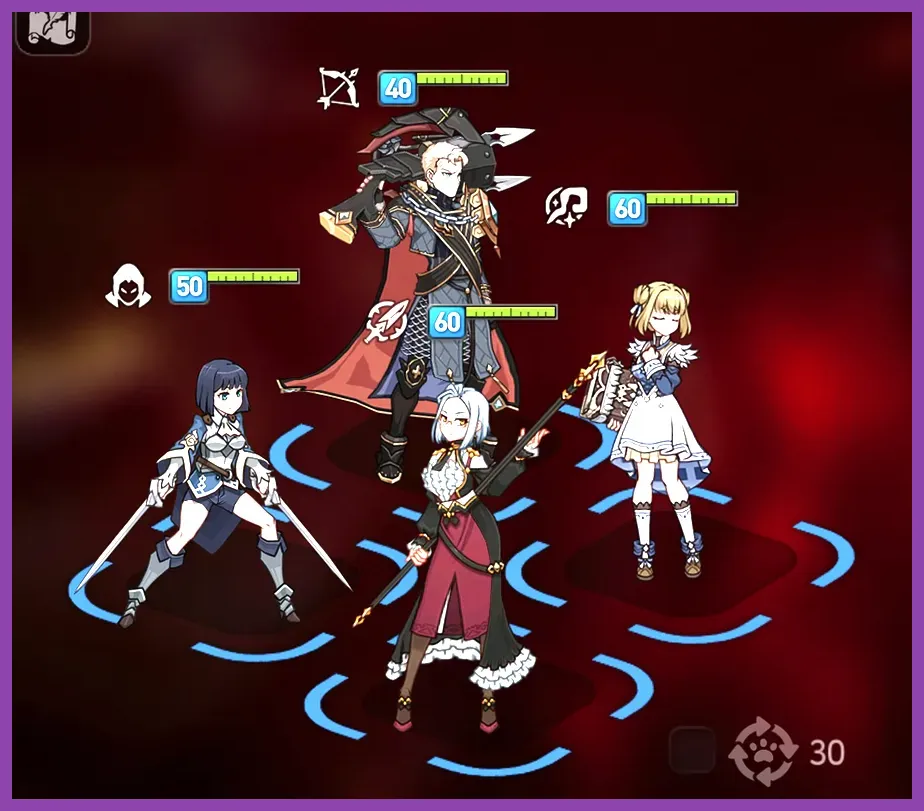 Epic Seven Wyvern 13 hunt battle interface