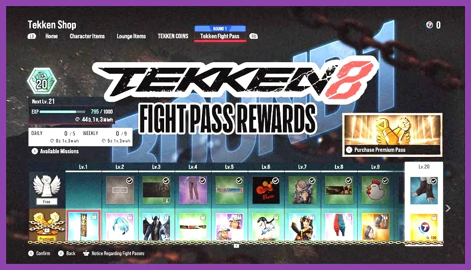 Tekken 8 Fight Money rewards screen after a match