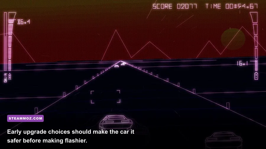 Byte Driver upgrade selection screen showing vehicle improvements