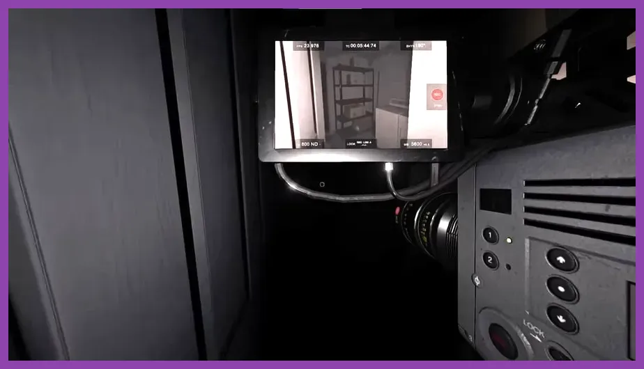 Camera feeds inside the Phasmophobia investigation van