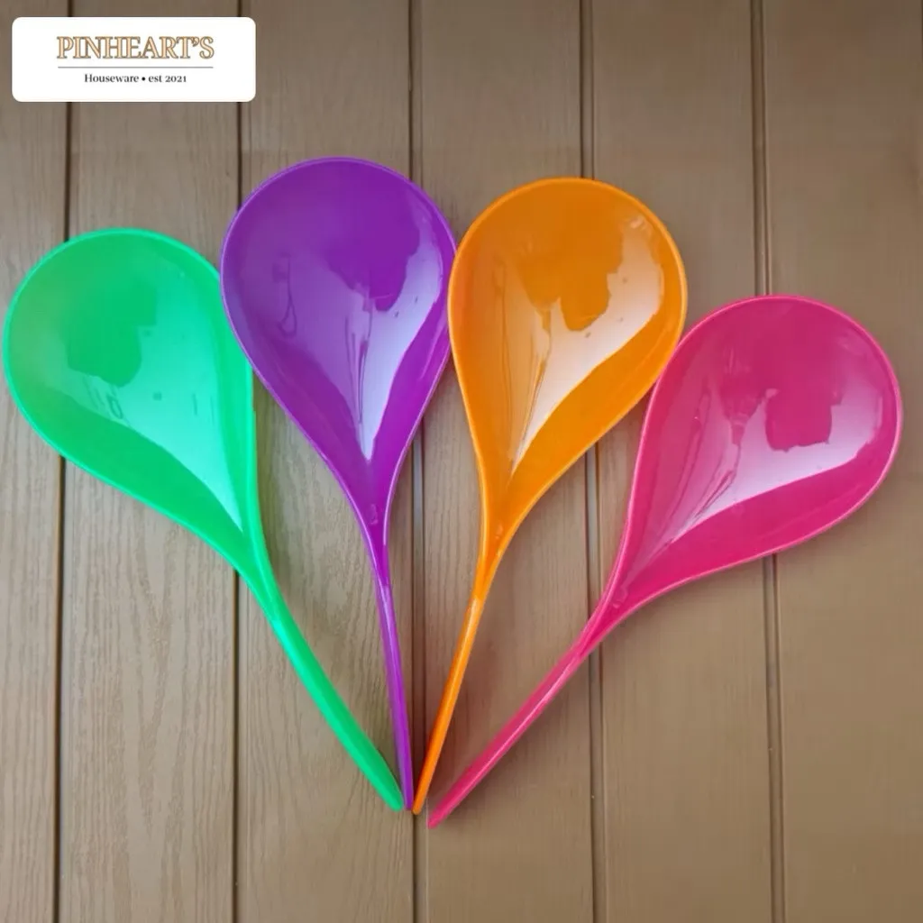 HSO - CENTONG SENDOK NASI SAYUR LAUK SOUVENIR HADIAH ACARA PERNIKAHAN PLASTIK / CENTONG NASI PELANGI MURAH